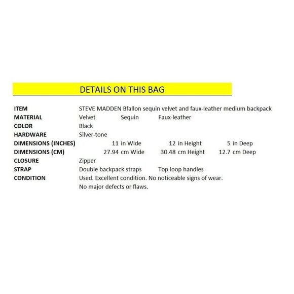 STEVE MADDEN Bfallon sequin velvet and faux-leather medium backpack - BLACK - Picture 11 of 11